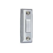 Iq America DP1203  Wired Lighted Chrome Silver with White Pushbutton Doorbell DP1203
